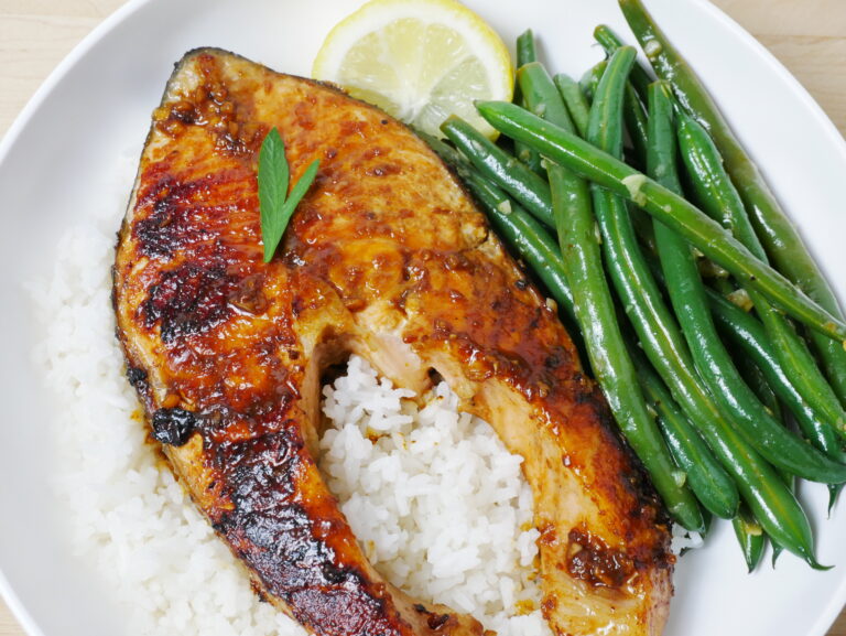 Miso Ginger Salmon Steaks